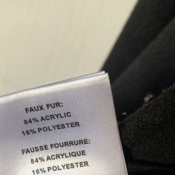 Vintage Wool/Cashmere Black Button Down Coat 14 - Picture 8 of 8